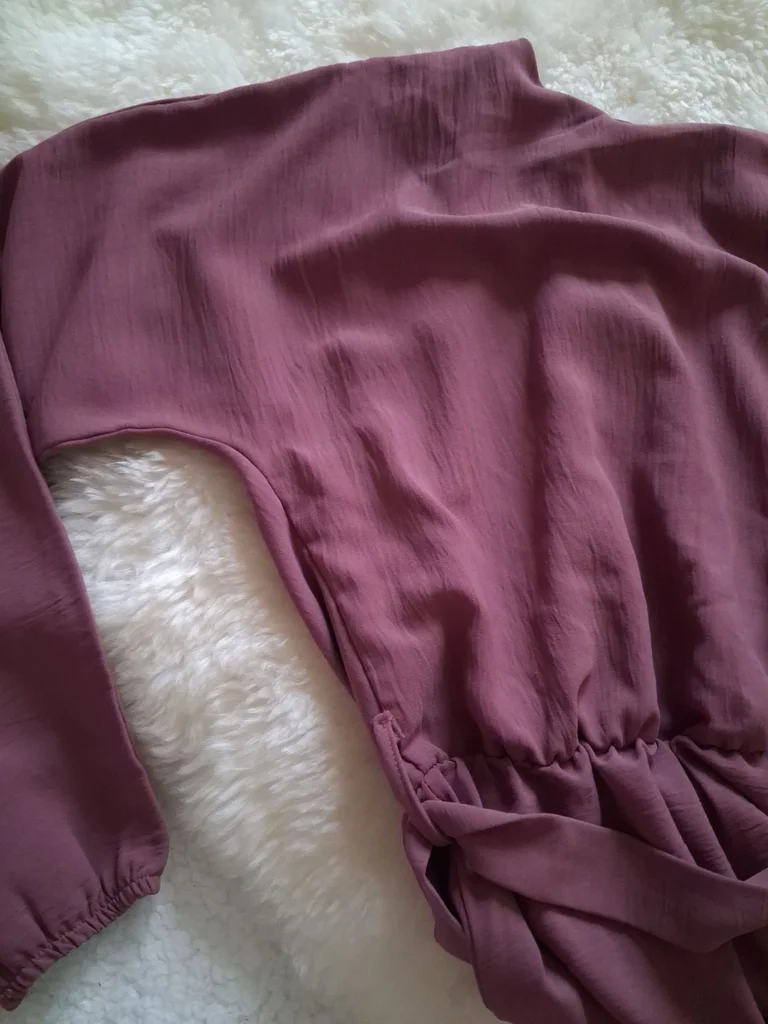 Belíssimo vestido longo fluido, cor rosa antigo tamanho 36 – photo 5